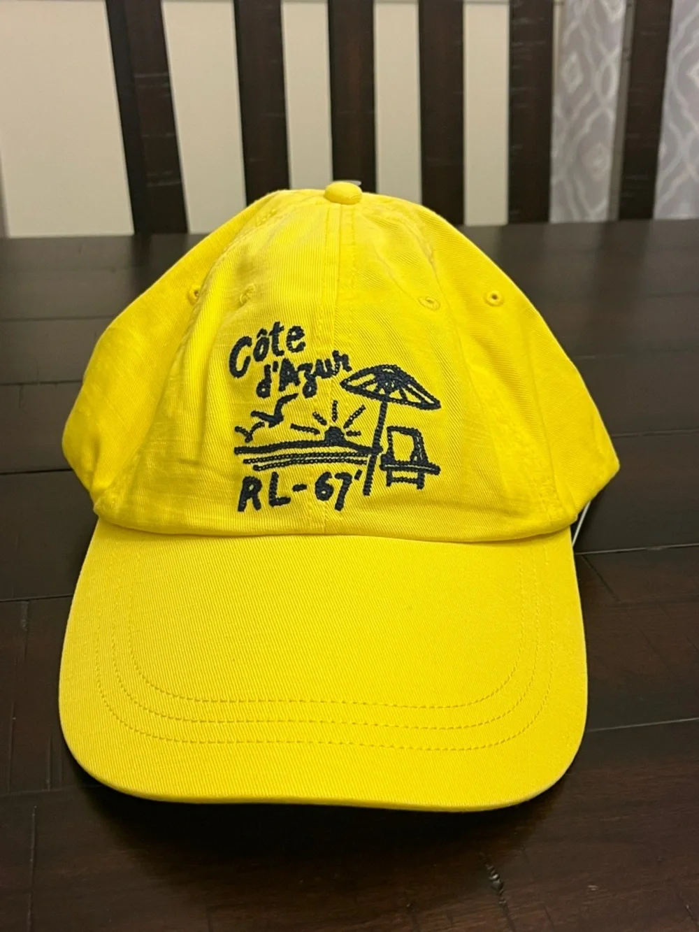 Polo Ralph Lauren Côte d’Azur Hat Cap new yellow Strap Back One Size
